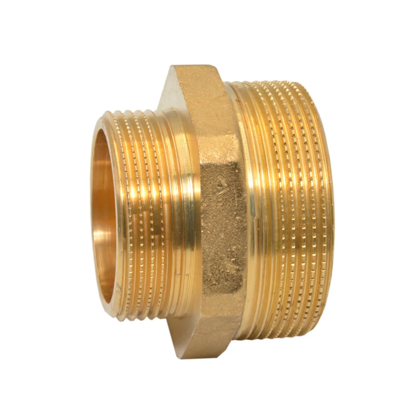 Ниппель редукционный латунный Ø1 1/2" х 2" НН FP Pattaroni F591R015 - Фото 1