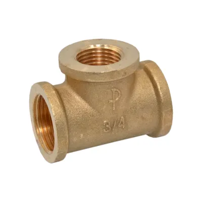 Трійник редукційний латунний Ø3/4" х 1/2" х 3/4" ВВВ FP Pattaroni F131R001