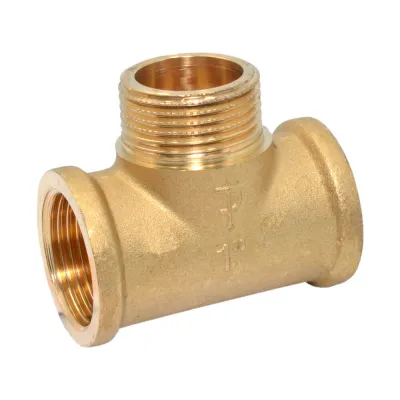 Тройник редукционный латунный Ø1" x 1/2" x 1" В-Н-В FP Pattaroni F139R003