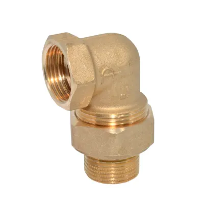 Американка (конус) латунна кутова Ø1" ВЗ FP Pattaroni F19R004