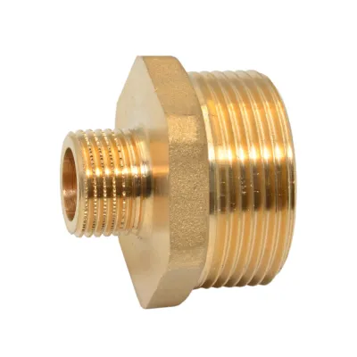Ниппель редукционный латунный Ø1/2" х 1 1/4" НН FP Pattaroni F591R007