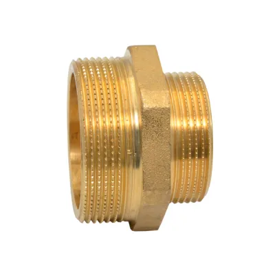 Ниппель редукционный латунный Ø1 1/2" х 2" НН FP Pattaroni F591R015