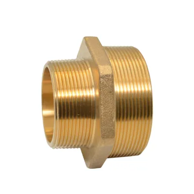 Ниппель редукционный латунный Ø2" х 2 1/2" ЗЗ FP Pattaroni F591R016