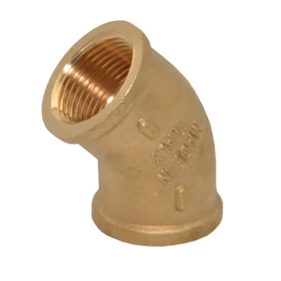 Колено 45° латунное Ø3/4" ВВ FP Pattaroni F99R003