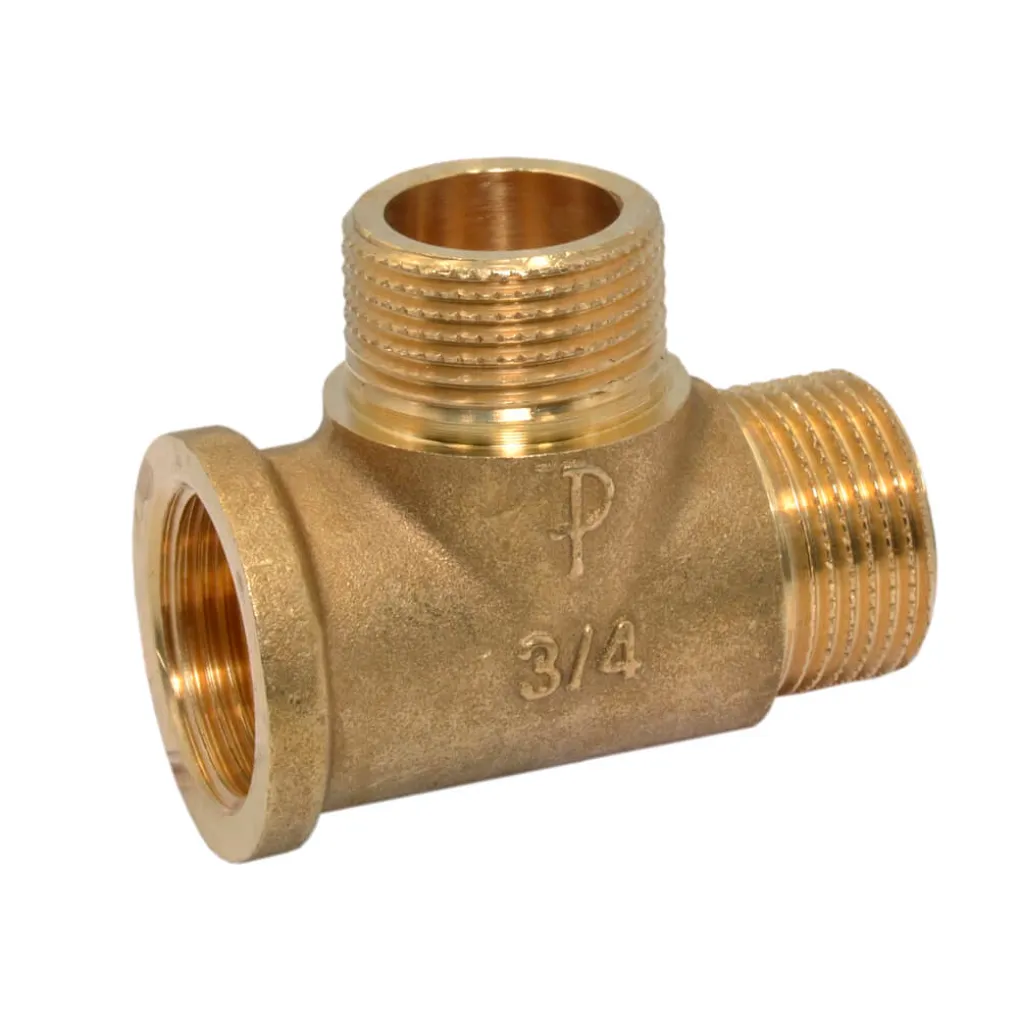 Тройник латунный Ø3/4" В-Н-Н FP Pattaroni F143R002