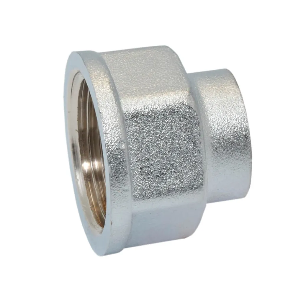 Муфта редукционная (хром) Ø1/2" х 1" ВВ FP Pattaroni F271CR005- Фото 2
