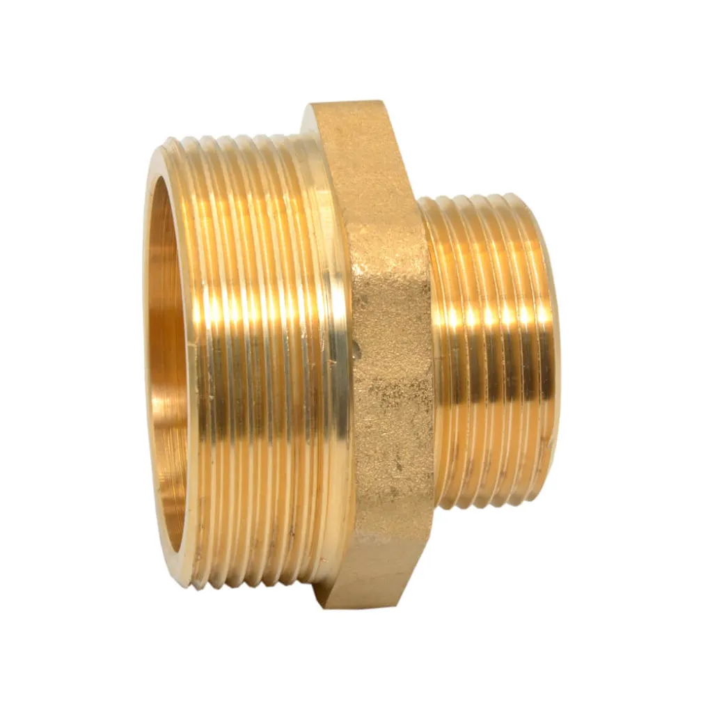 Ниппель редукционный латунный Ø1 1/4" х 2" НН FP Pattaroni F591R014- Фото 2
