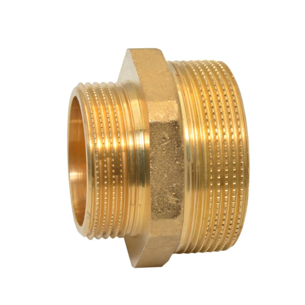 Ниппель редукционный латунный Ø1 1/2" х 2" НН FP Pattaroni F591R015- Фото 2