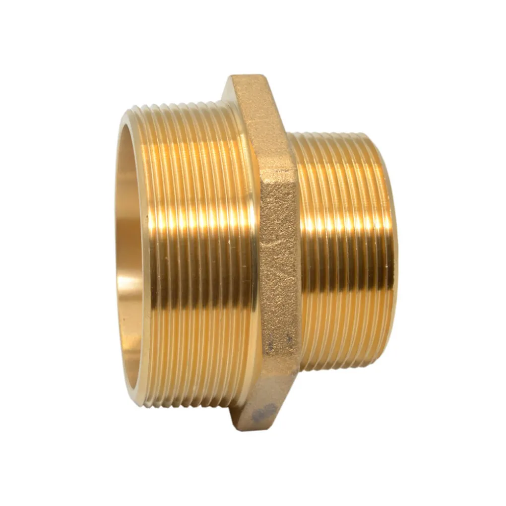 Ниппель редукционный латунный Ø2" х 2 1/2" ЗЗ FP Pattaroni F591R016- Фото 2