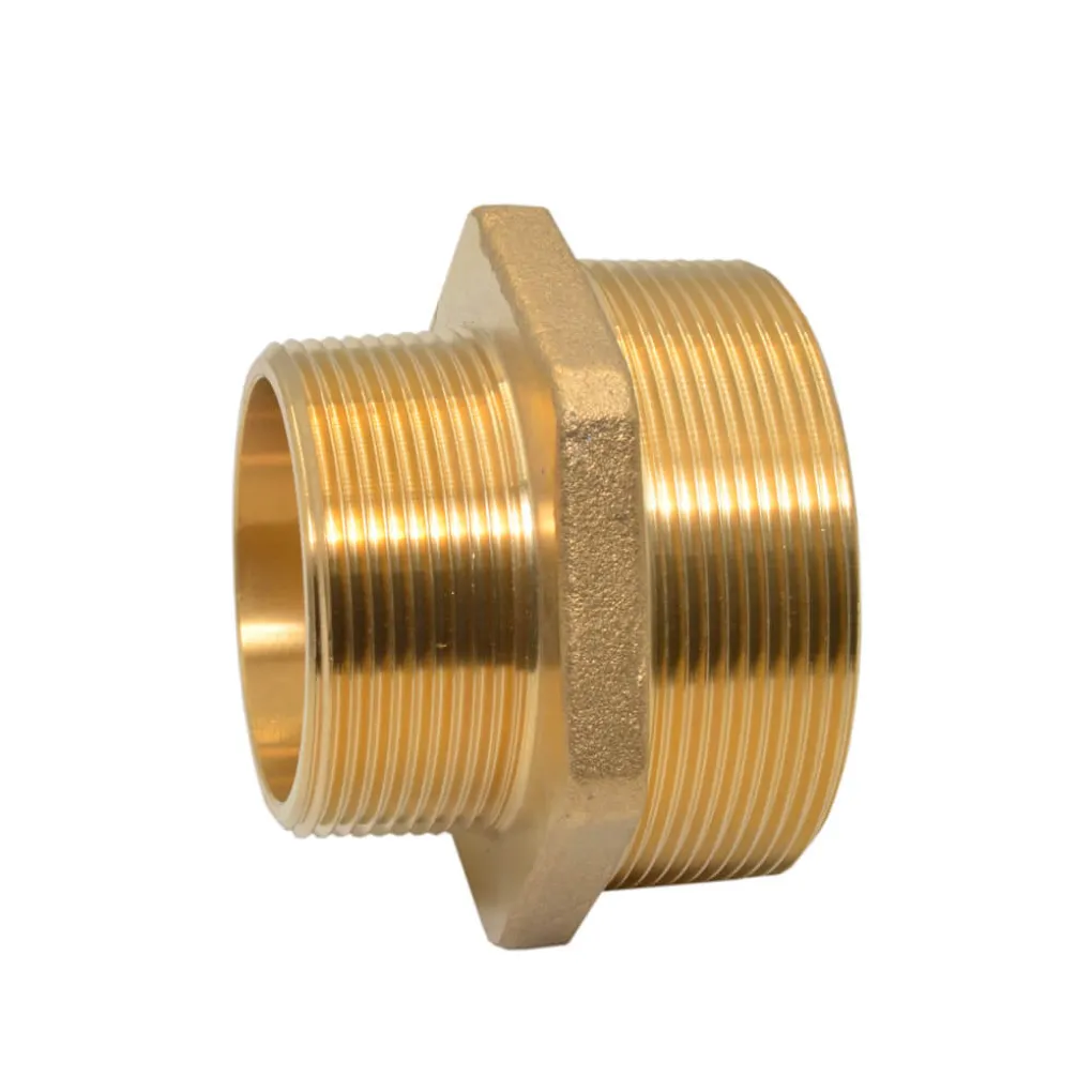 Ниппель редукционный латунный Ø2" х 2 1/2" ЗЗ FP Pattaroni F591R016- Фото 1