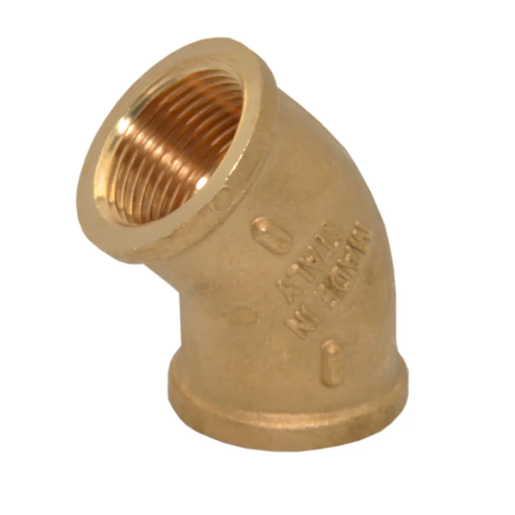 Колено 45° латунное Ø3/4" ВВ FP Pattaroni F99R003