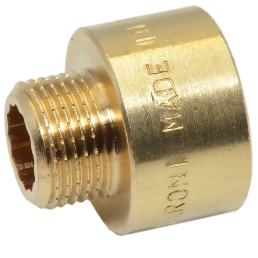 Переходник латунный Pattaroni 3/8Mх1/2F НВ (F043R003)- Фото 2