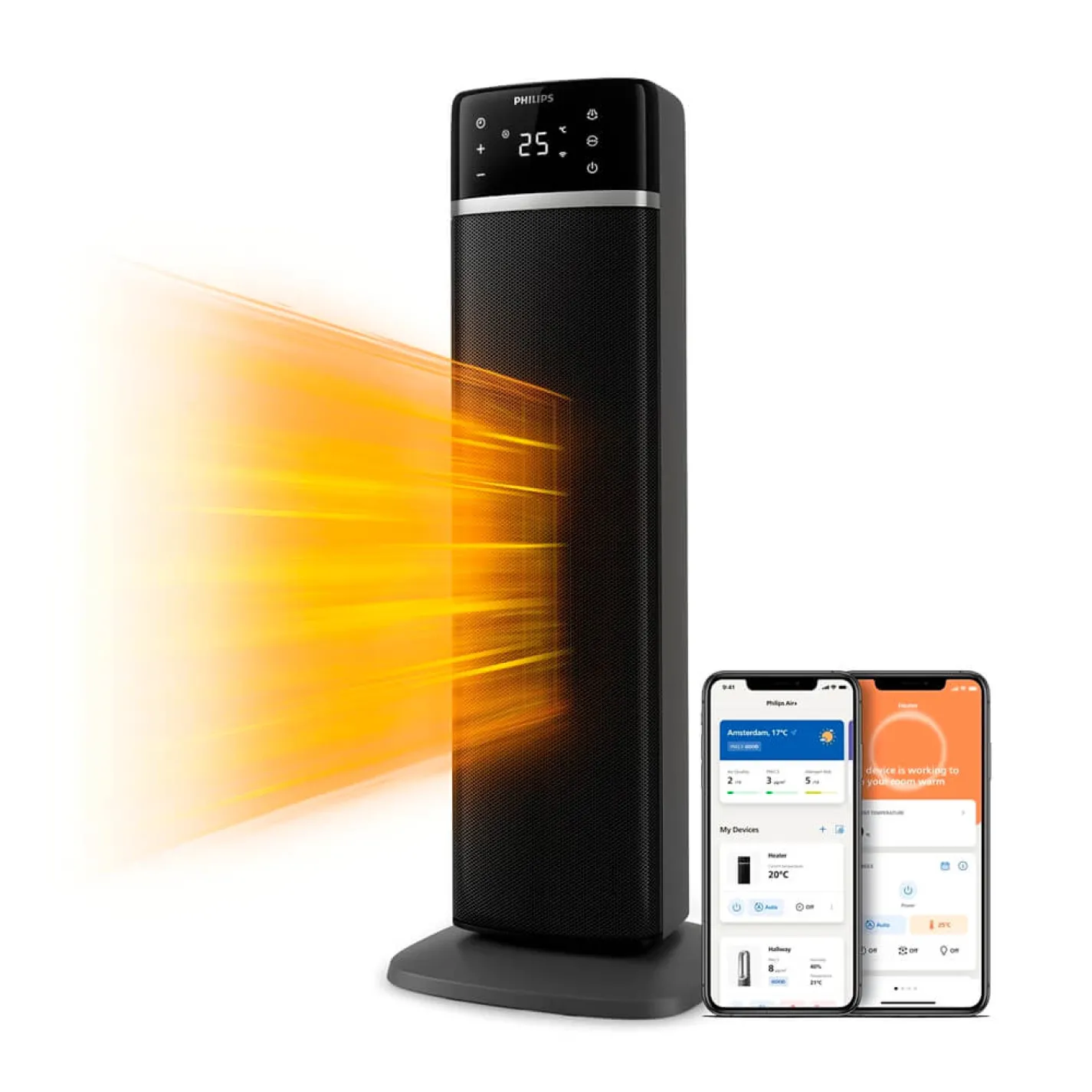 Тепловентилятор Philips 5000 Series, черный (CX5120/11) - Фото 1