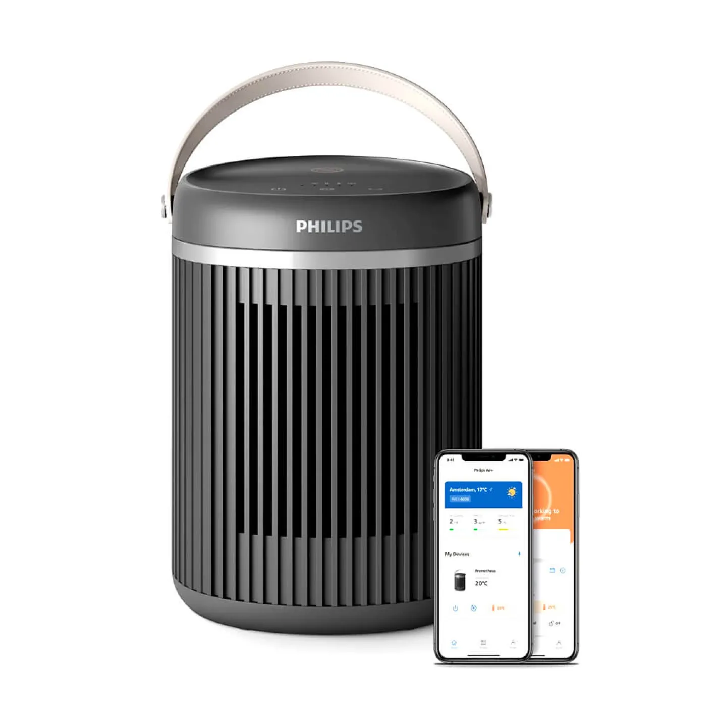 Тепловентилятор Philips Series 3000, темно-сірий (CX3120/01) - Фото 1
