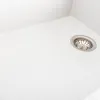 Гранітна мийка для кухні Platinum 8650 Diamond, матова, біла в крапку- Фото 2