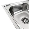 Кухонна мийка Platinum з нержавіючої сталі Поліровка 7848, 0,8/180 мм- Фото 4