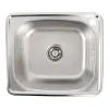 Кухонна мийка з нержавіючої сталі Platinum 4842 Декор, 0,6/160 мм- Фото 1