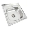 Кухонна мийка з нержавіючої сталі Platinum 5050 Сатин, 0,7/160 мм- Фото 2