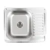 Кухонная мойка из нержавеющей стали Platinum 5848 Декор, 0,8/180 мм- Фото 1