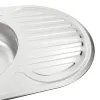 Кухонна мийка з нержавіючої сталі Platinum 7750 Сатин, 0,8/180 мм- Фото 4