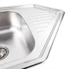 Кухонна мийка з нержавіючої сталі Platinum 9550В Декор, 0,8/180 мм- Фото 4