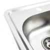 Кухонна мийка з нержавіючої сталі Platinum Декор 3838 (0,6/160 мм)- Фото 4