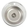 Кухонна мийка з нержавіючої сталі Platinum Декор 450, 0,6/170 мм- Фото 1