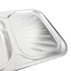 Кухонна мийка з нержавіючої сталі Platinum Декор 7549, 0,8/180 мм- Фото 4