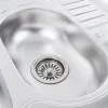 Кухонна мийка з нержавіючої сталі Platinum Декор 7850D (0,8/180 мм)- Фото 3