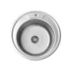 Кухонна мийка з нержавіючої сталі Platinum Сатин 490, 0,6/170 мм- Фото 1