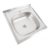 Кухонна мийка з нержавіючої сталі Platinum Сатин 5050, 0,5/160 мм- Фото 2
