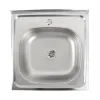 Кухонна мийка з нержавіючої сталі Platinum Сатин 5050, 0,5/160 мм- Фото 1