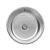 Кухонна мийка з нержавіючої сталі Platinum Сатин 510, 0,6/170 мм- Фото 1