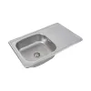 Кухонна мийка з нержавіючої сталі Platinum Сатин 7850, 0,8/180 мм- Фото 2