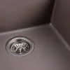 Мийка кухонна Platinum 4040 RUBA граніт, дюна- Фото 4