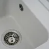 Мийка кухонна Platinum 4050 KORRADO граніт, білий в крапку- Фото 4