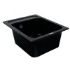 Мийка кухонна Platinum 4050 KORRADO граніт, чорний металік- Фото 3