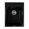 Мийка кухонна Platinum 4050 KORRADO граніт, чорний- Фото 1