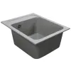 Мийка кухонна Platinum 4050 KORRADO граніт, сірий- Фото 3