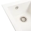 Мийка кухонна Platinum 4150 SOKIL граніт, білосніжний- Фото 3