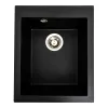 Мийка кухонна Platinum 4150 SOKIL граніт, чорний в золоту крапку- Фото 1