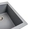 Мийка кухонна Platinum 4150 SOKIL граніт, сірий металік- Фото 4
