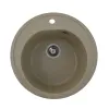 Мийка кухонна Platinum 510 LUNA граніт, бежевий- Фото 1