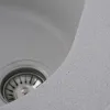 Мийка кухонна Platinum 510 LUNA граніт, білий в крапку- Фото 4