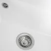 Мийка кухонна Platinum 5149 FIESTA граніт, білосніжний- Фото 4