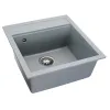 Мийка кухонна Platinum 5149 FIESTA граніт, сірий металік- Фото 2