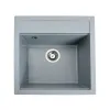 Мийка кухонна Platinum 5149 FIESTA граніт, сірий металік- Фото 1
