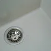 Мийка кухонна Platinum 5444 OASIS граніт, білий в крапку- Фото 4