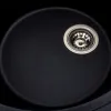 Мийка кухонна Platinum 5847 ONYX граніт, чорний металік- Фото 4