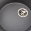Мийка кухонна Platinum 5847 ONYX граніт, сірий мусон- Фото 4